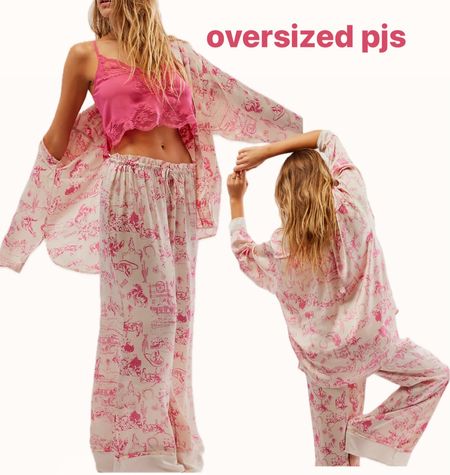 Pink pajamas 
Bachelorette pjs
Nashville 
Free peoplee