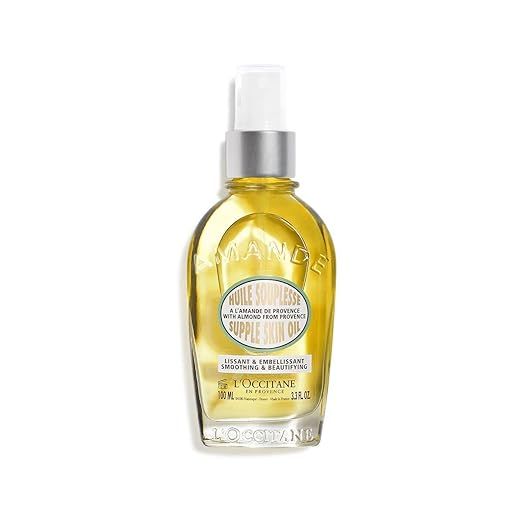 L'Occitane Almond Supple Skin Oil 3.3 Fl. Oz.: Improve Appearance of Stretch Marks, Soften Skin, ... | Amazon (US)