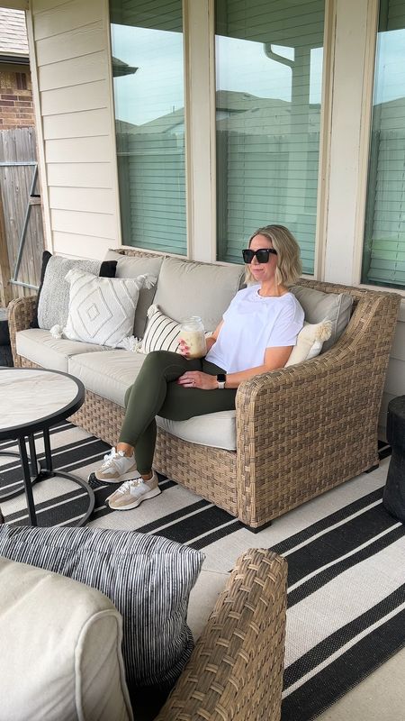 Just a Texas mom trying to enjoy the last few days of nice weather before the soupy hot humid weather arrives! 

Patio furniture still in stock - grab it before it sells out! Comes with furniture covers and easy to put together. 

Workout leggings size can

Sports bra and top size small 

Mama necklace - perfect for Mother’s Day! 


#LTKhome #LTKSeasonal #LTKsalealert