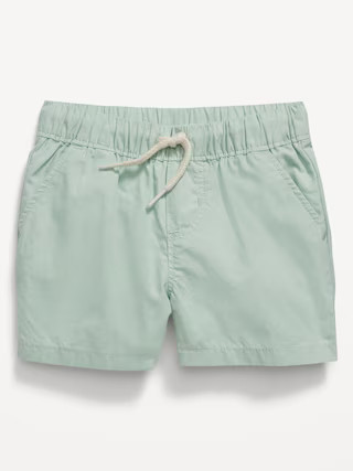 Unisex Cotton Poplin Pull-On Shorts for Baby | Old Navy (US)