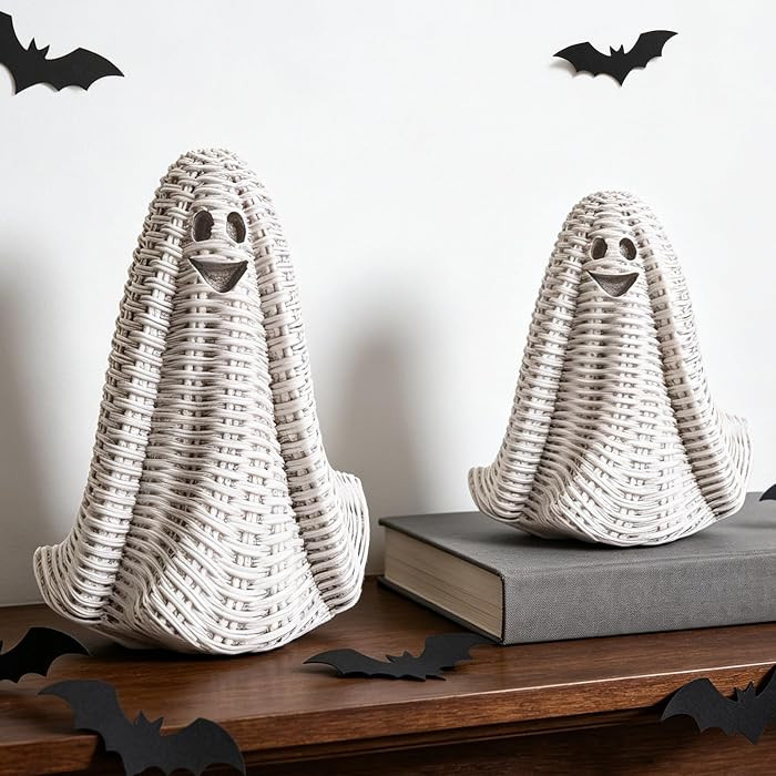 DN DECONATION Halloween Decorations Indoor Faux Rattan Ghost Decor for Home | Amazon (CA)