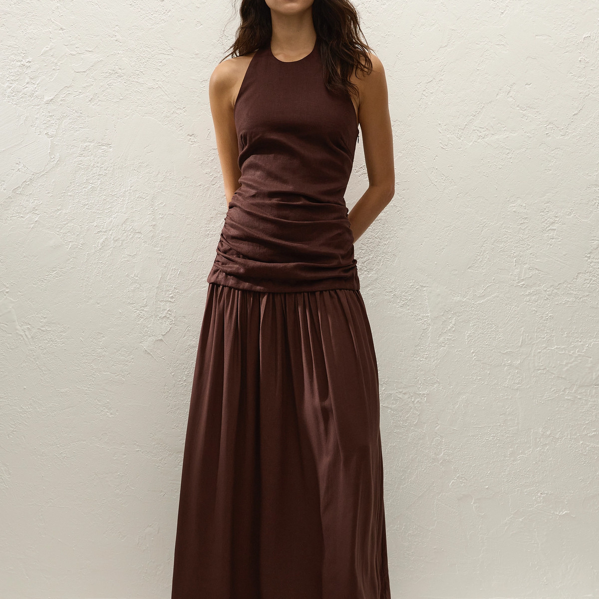Tali Maxi Dress Carob | Faithfull (AU)