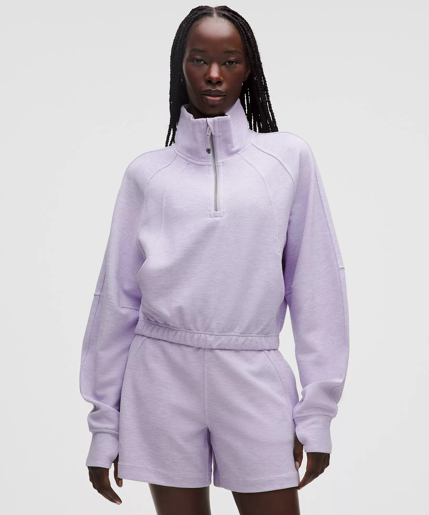 Scuba Cropped Funnel-Neck Half Zip | Lululemon (US)