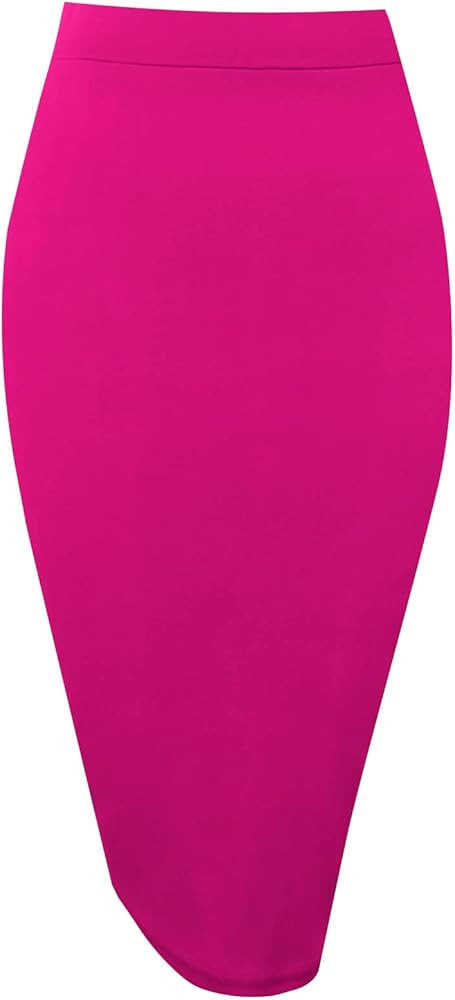 Topdress Women's Bodycon Mini Club Skirts Basic Elastic High Waisted Stretch Pencil Short Skirts ... | Amazon (US)
