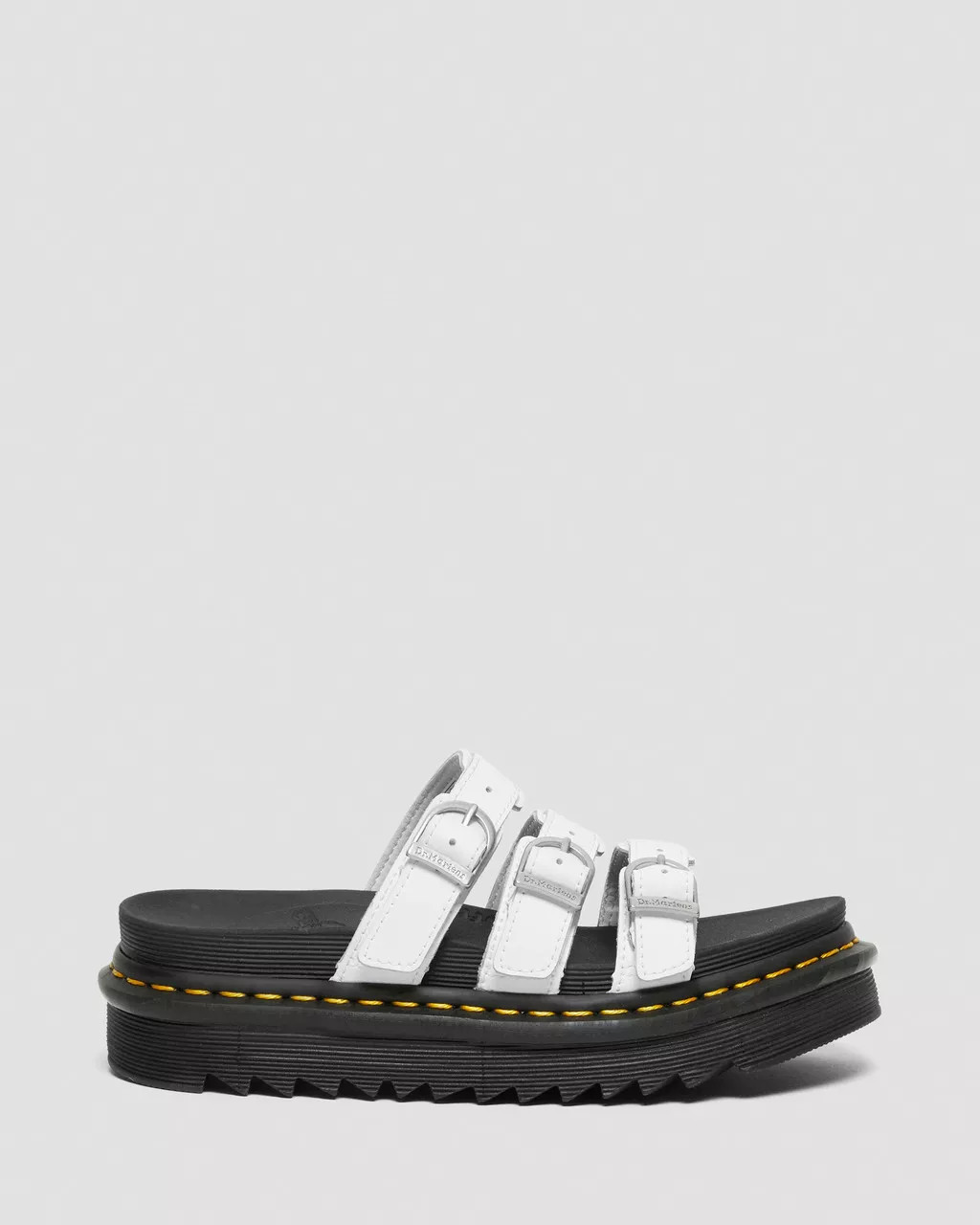 Blaire Leather Slide Sandals | Dr. Martens