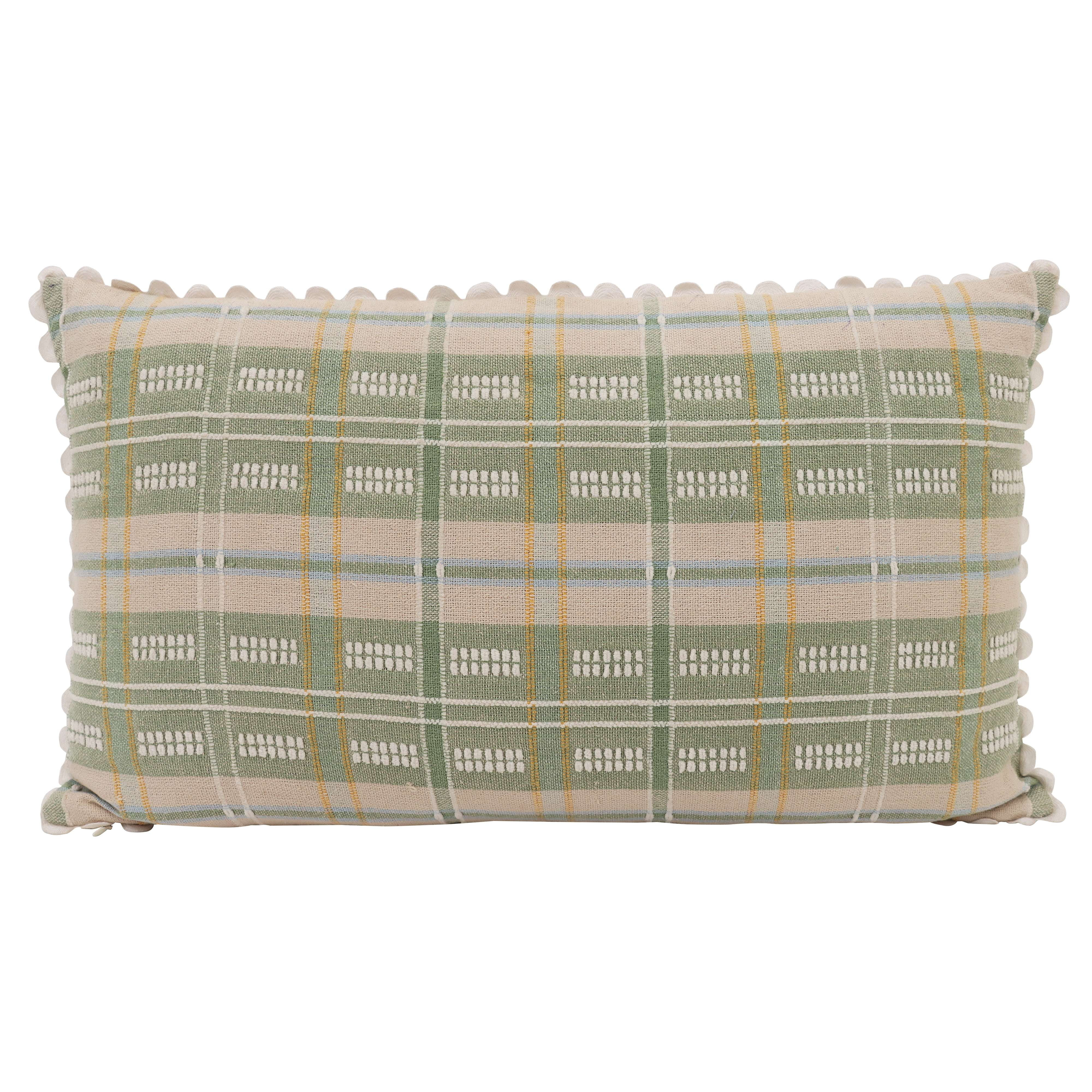 BHG PICNIC PLAID THROW PILLOW, GREEN | Walmart (US)