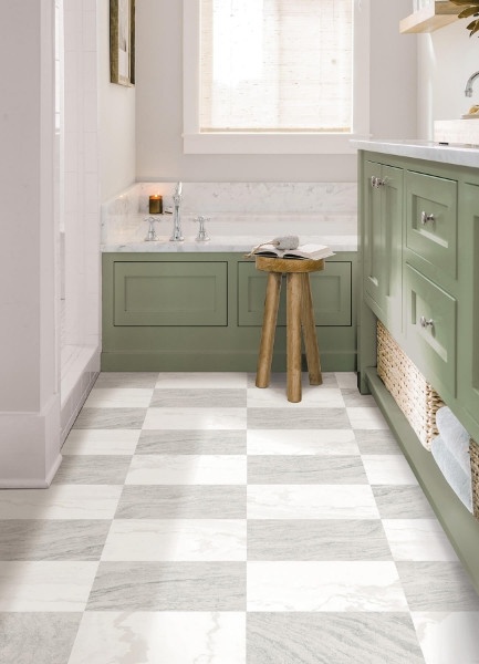 Chris Loves Julia Bonneville Beige Peel and Stick Floor Tiles | WallPops