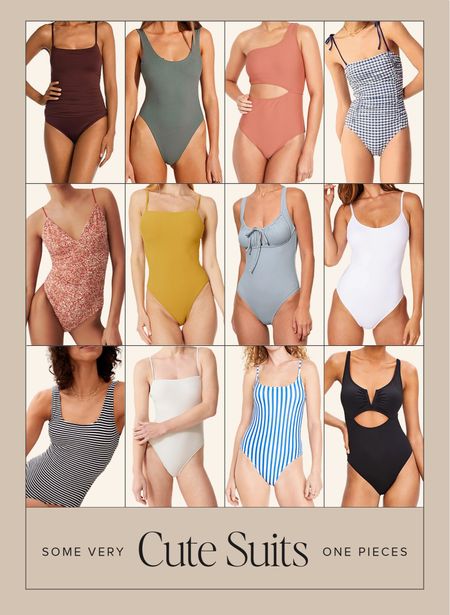 cute one piece bathing suits!

#LTKswim #LTKSeasonal