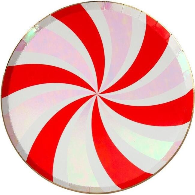 Peppermint Swirl Side Plates | Meri Meri from Maisonette | Maisonette
