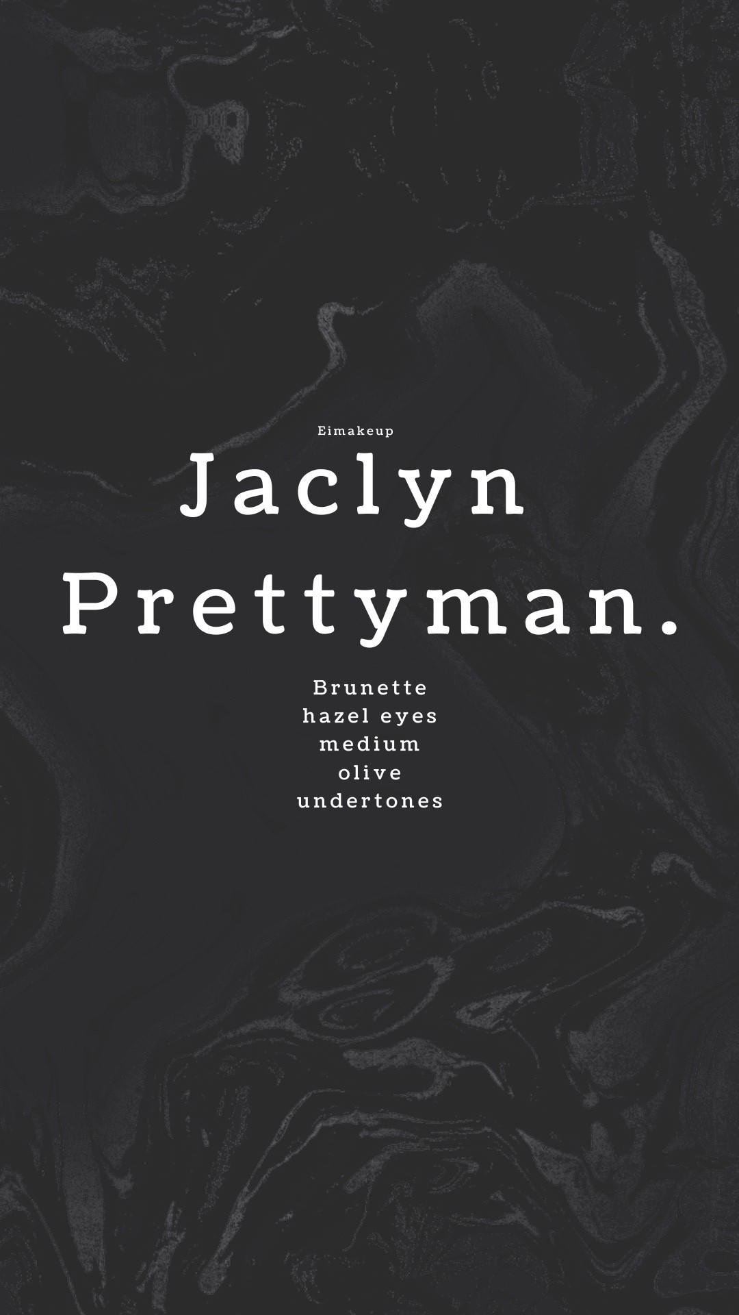 She’s requesting a list for a foundation, primers, eyeshadows.
Rose bronze tones look the best on hazel eyes, foundation that gives more coverage without the heavy look, primers for longevity. 
Haus labs: 270
Patrick ta concealer: fair rosey 4
Rare contour: Serene
Mac powder: med dark 


#LTKstorytime #LTKmorningroutine #LTKBeauty