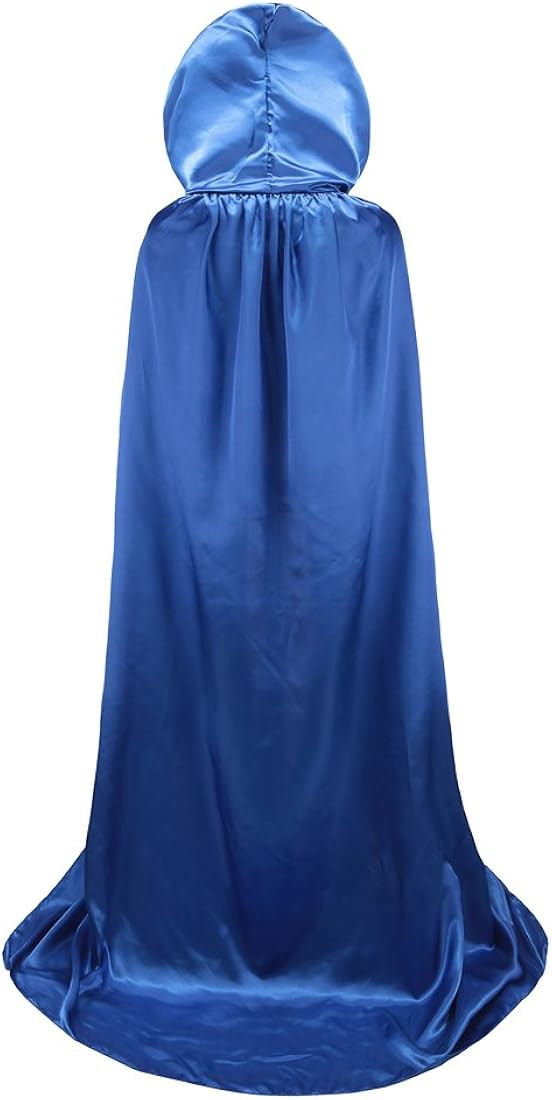 Full Length Hooded Cloak Velvet Halloween Hooded Cape Cosplay Costume Christmas | Amazon (US)