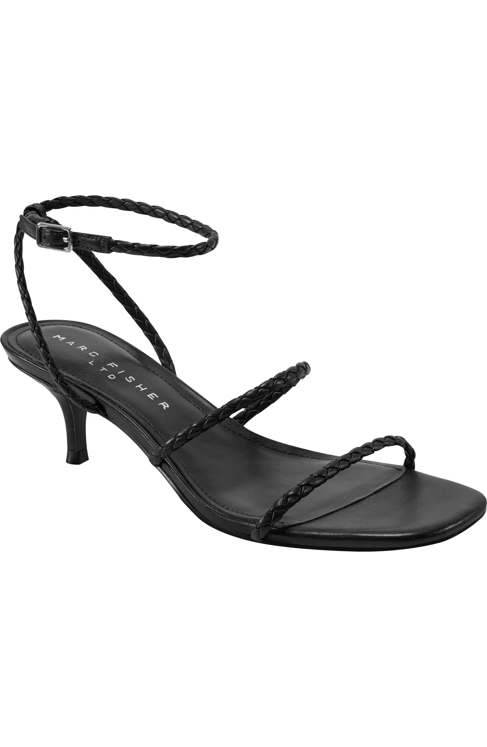 Marc Fisher LTD Beylee Ankle Strap Kitten Heel Sandal (Women) | Nordstrom | Nordstrom