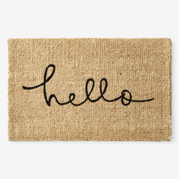 Hello Coir Door Mat | The Company Store