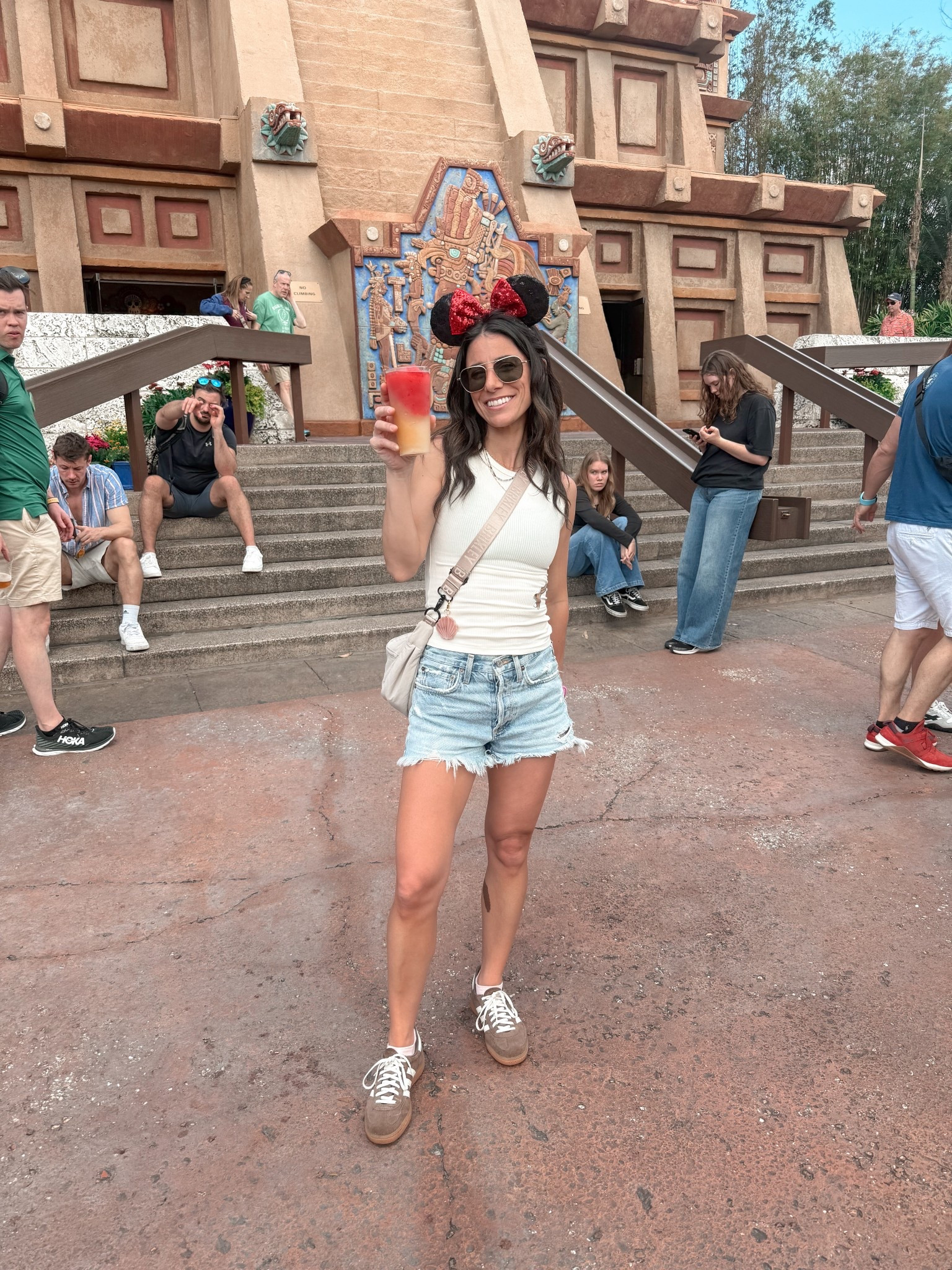 Disney world style as a mom. Bag is brixley

Disney outfit, Disney ootd, Disney as a mom, mom style, adidas, agolde, reformationn

#LTKPetite #LTKmomlife #LTKootd