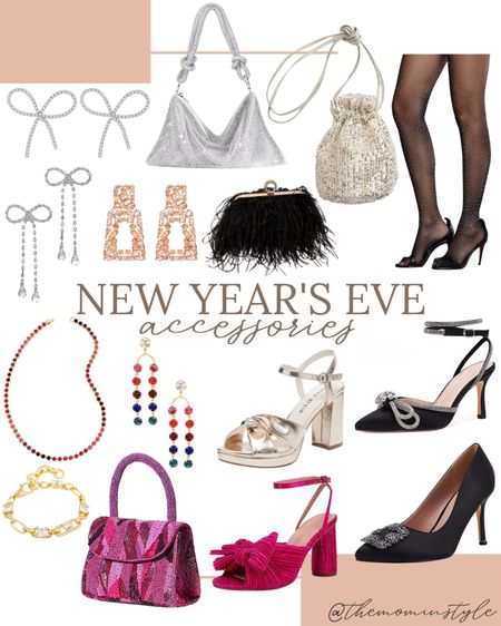 New Year’s Eve accessories - New Year’s Eve - Accessories - Sparkly Shoes - Sparkly Purse - Pink Bag - Amazon Heels 

#LTKstyletip #LTKSeasonal #LTKHoliday