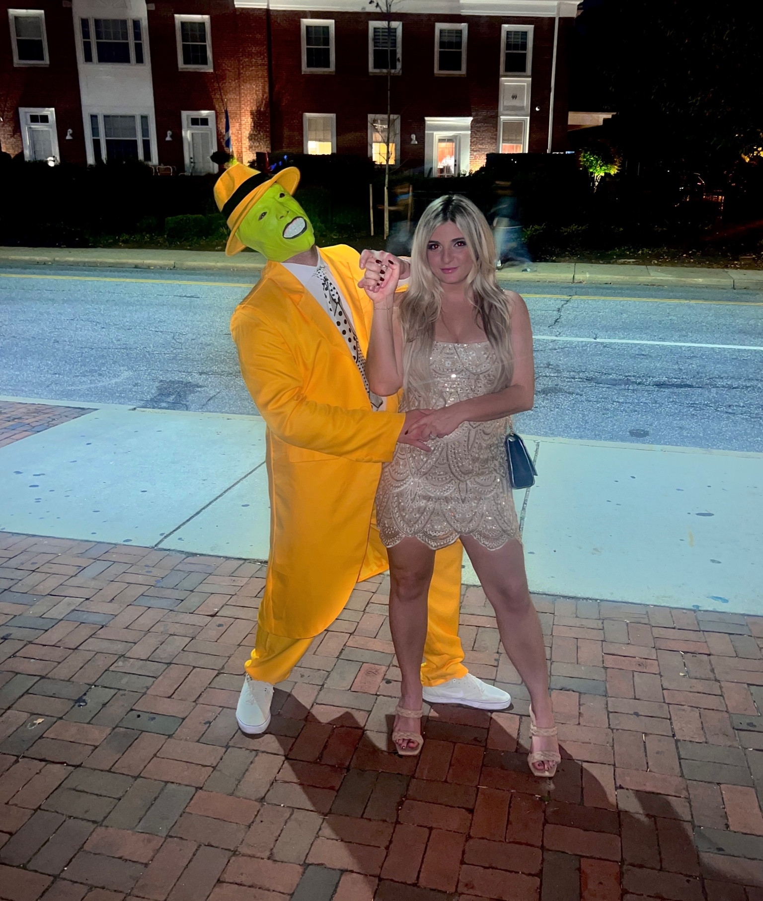 Happy Halloween 🎃
(1994) The Mask


Couple Halloween costume
Gold sequin dress
Yellow suit
Coco Bongo Club
Costume party 
Halloween ootd
Party outfit  
Amazon finds 


#LTKstyletip #LTKHalloween #LTKSeasonal