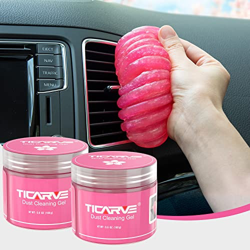 TICARVE 2Pack Cleaning Gel Car Putty Car Clean Putty Gel Auto Tools Car Interior Cleaner Car Cleaner Car Cleaning Slime Car Assecories Keyboard Cleaner Rose (320g/11.2oz) | Amazon (US)