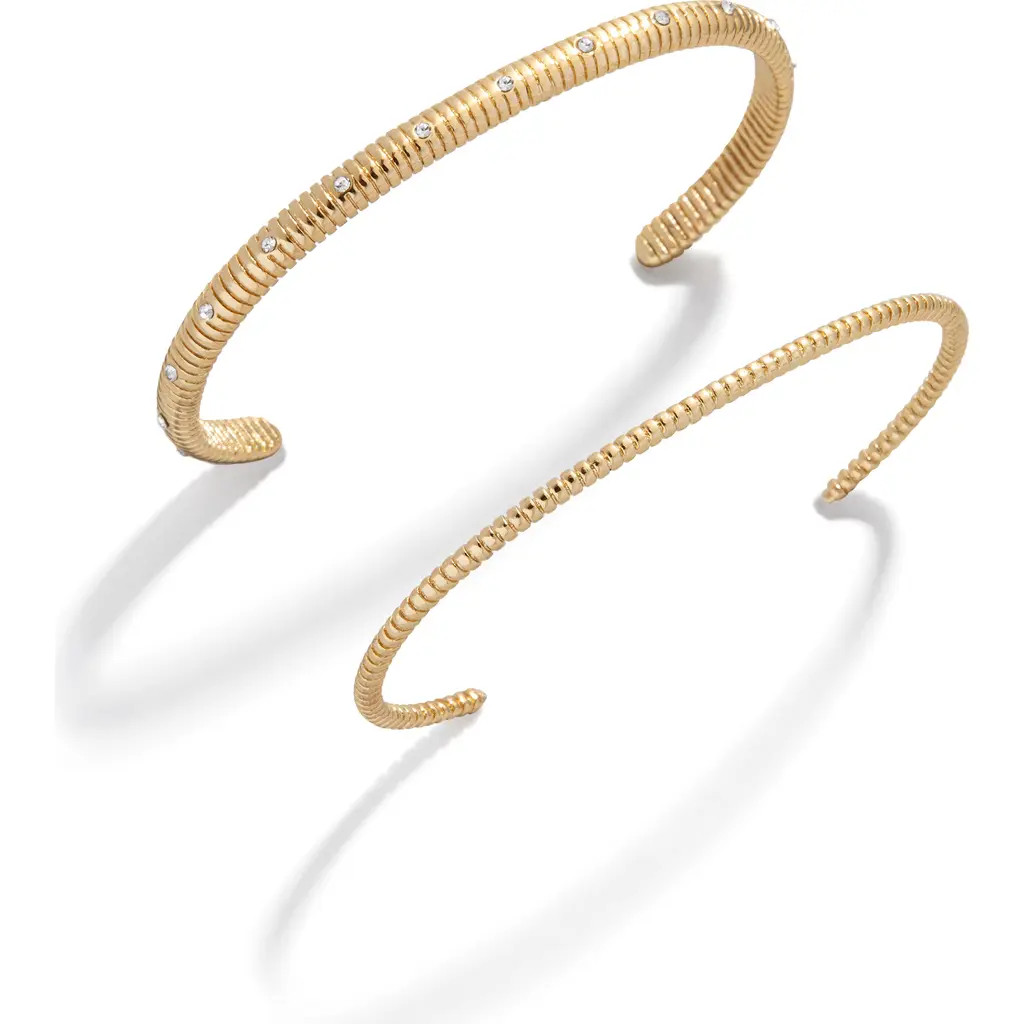BaubleBar Simone Set of 2 Cuff Bracelets in Gold at Nordstrom Rack | Nordstrom Rack