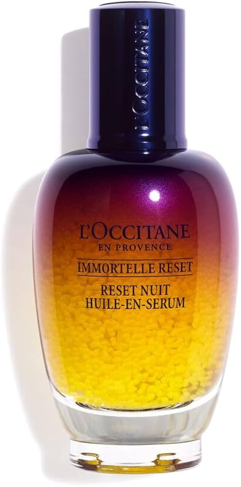 L'Occitane Immortelle Overnight Reset Oil-In-Serum: More Radiant Skin In 1 Night, Smooth Fine Lines, Revitalize Dull Skin, Award-Winner | Amazon (US)