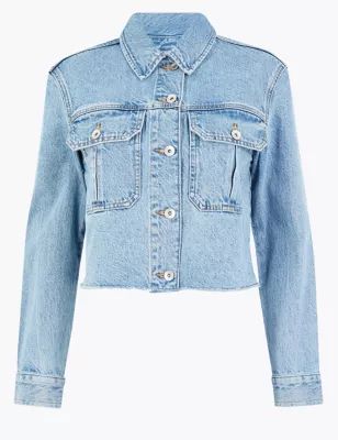 Cropped Denim Jacket | Marks & Spencer (FR)