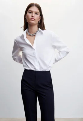 Camisa Mango Lisa Branca | Dafiti (BR)