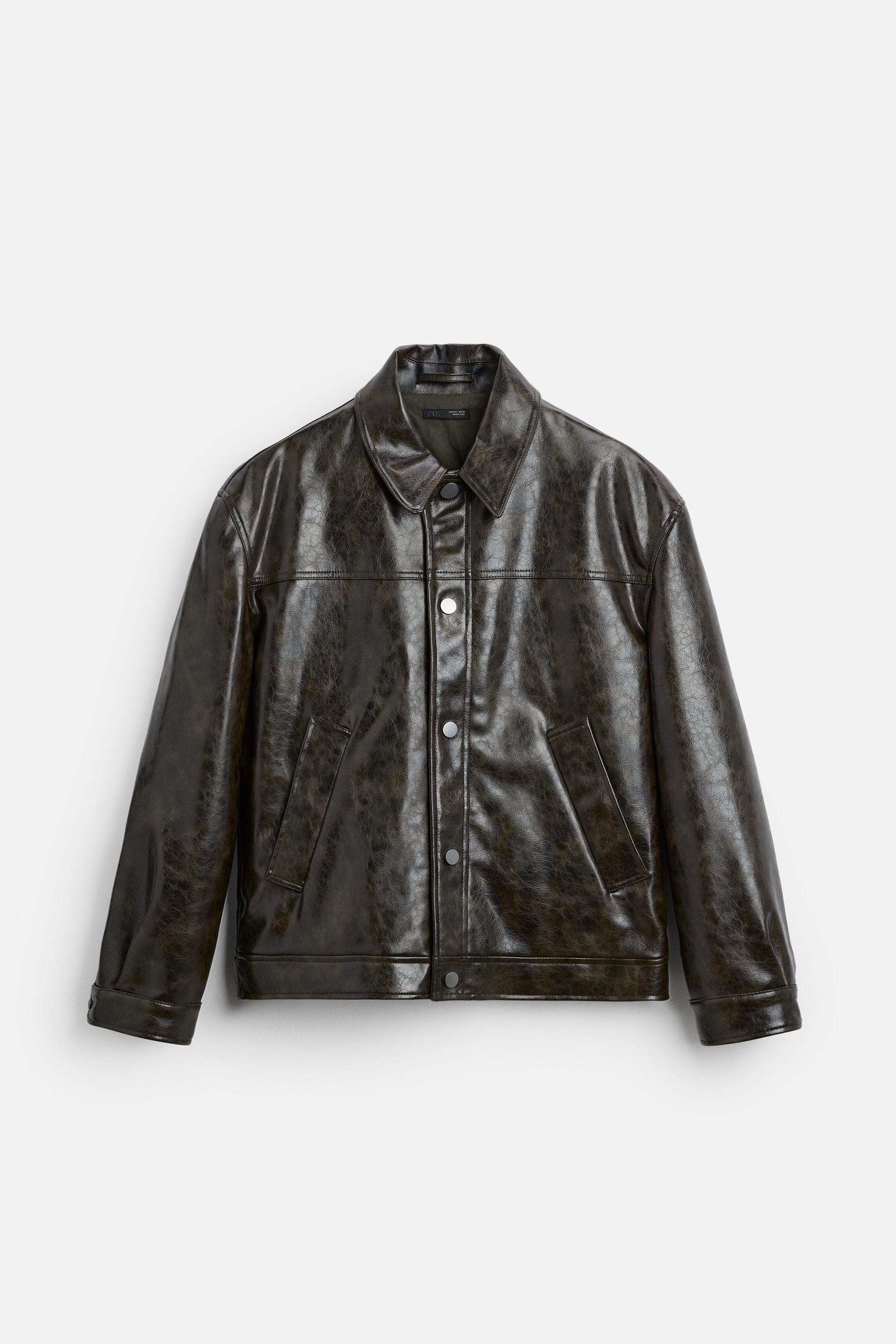 FAUX LEATHER JACKET | Zara US
