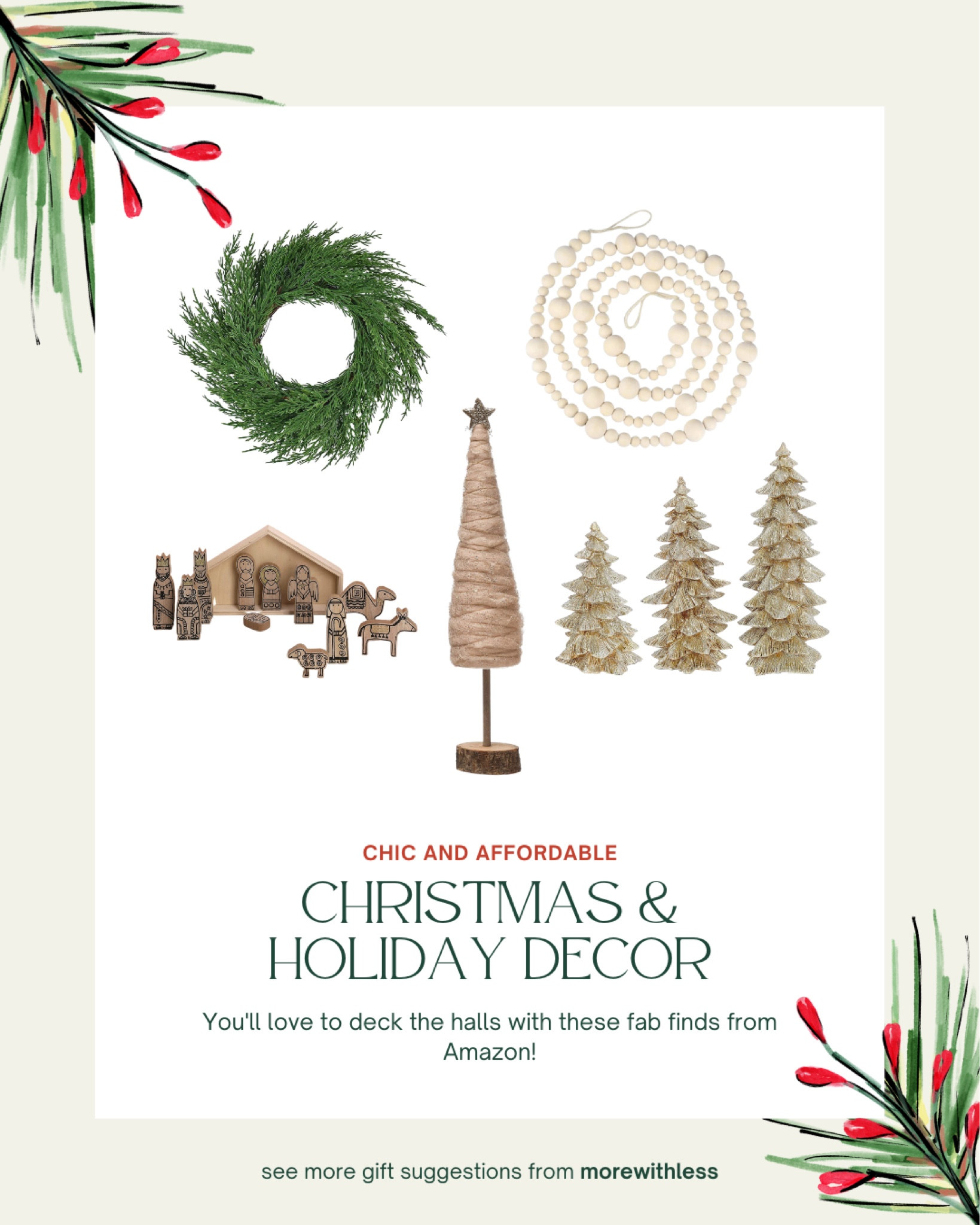 Getting ready to decorate your home for the upcoming holiday season? Amazon is one of the best sites to get your festive holiday decorations. From artificial Christmas trees, snow globes, nativity scenes, Christmas stockings, tabletop décor, and more, Amazon has it all to get you into the holiday spirit 🧑🏻‍🎄

#LTKhome #LTKHoliday #LTKSeasonal