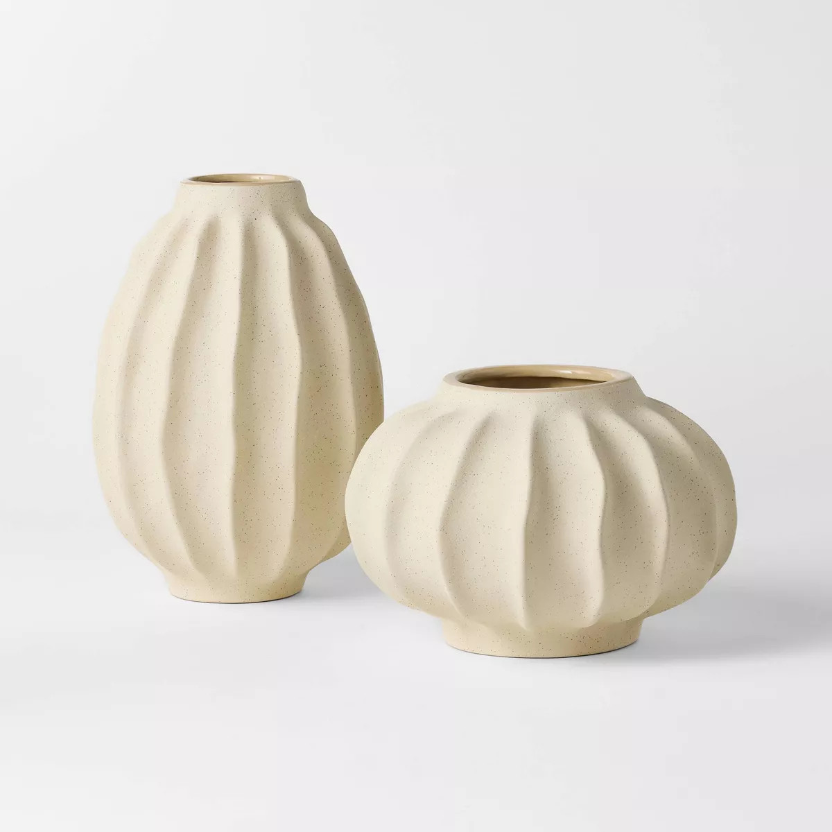 Wavy Ceramic Vase - Threshold™ designed with Studio McGee | Target