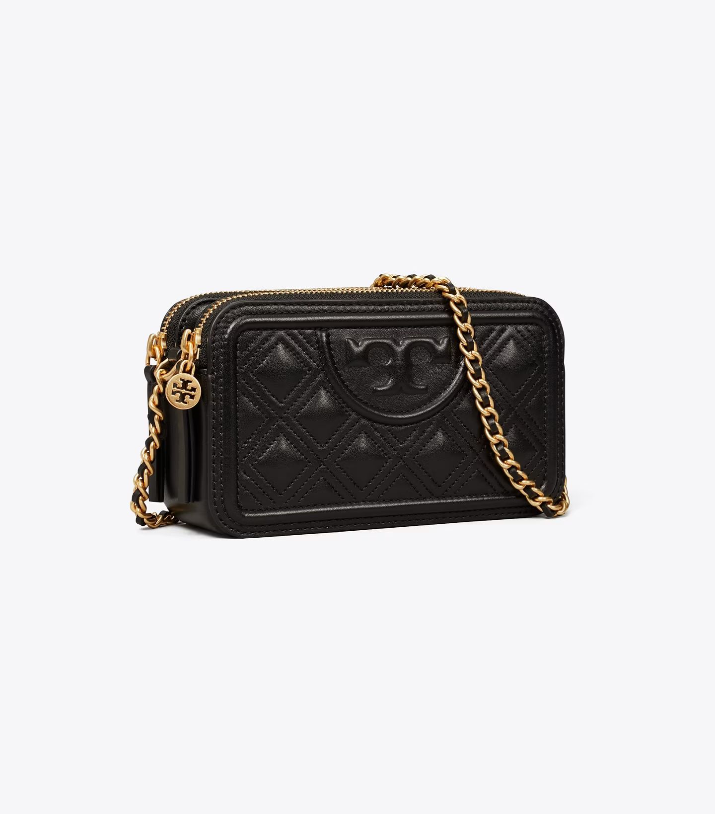 Fleming Double-Zip Mini Bag: Women's Designer Crossbody Bags | Tory Burch | Tory Burch (US)