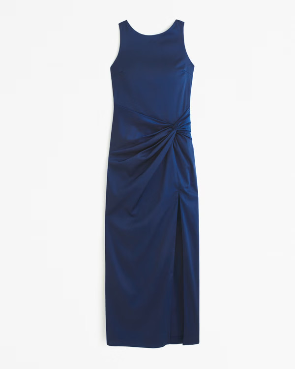 Women's Draped Skirt Maxi Dress | Women's Clearance | Abercrombie.com | Abercrombie & Fitch (US)