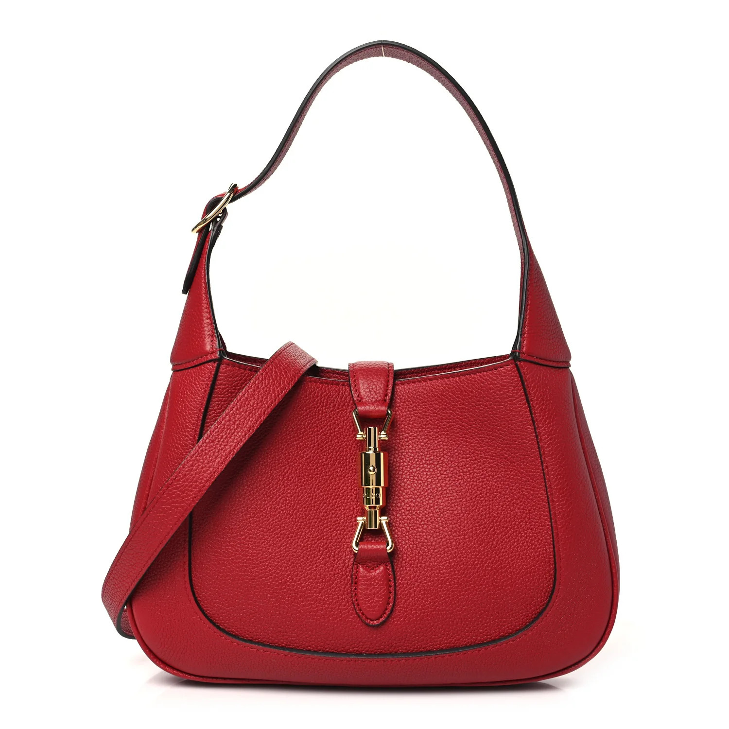 Gucci Ancora Calfskin Small Jackie 1961 Hobo Red 1894501 | FASHIONPHILE (US)