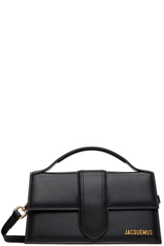 Black Le Papier ‘Le Grand Bambino’ Top Handle Bag | SSENSE