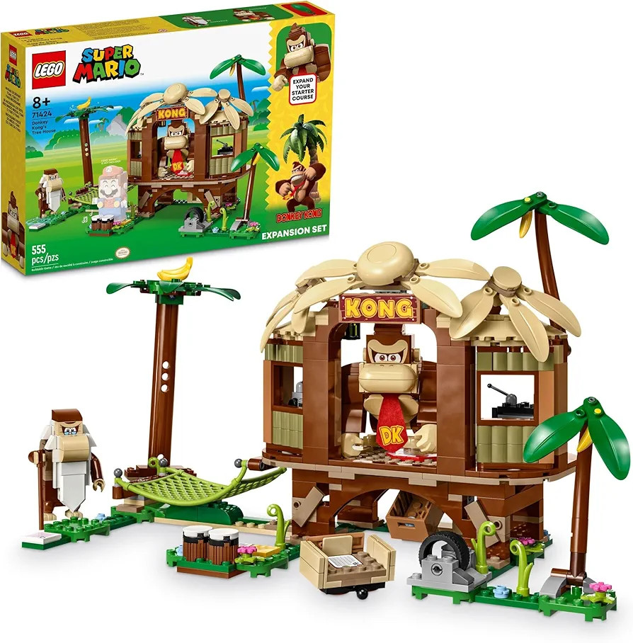 Amazon.com: LEGO Super Mario Donkey Kong’s Tree House Expansion Set, Buildable Game with 2 Coll... | Amazon (US)