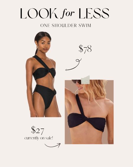 Look for Less: One shoulder swim // Get the set for less than the cost of the designer top with the save option! Perfect for a spring beach getaway! 

Beach look swimwear resort wear 




#LTKsalealert #LTKunder50 #LTKswim