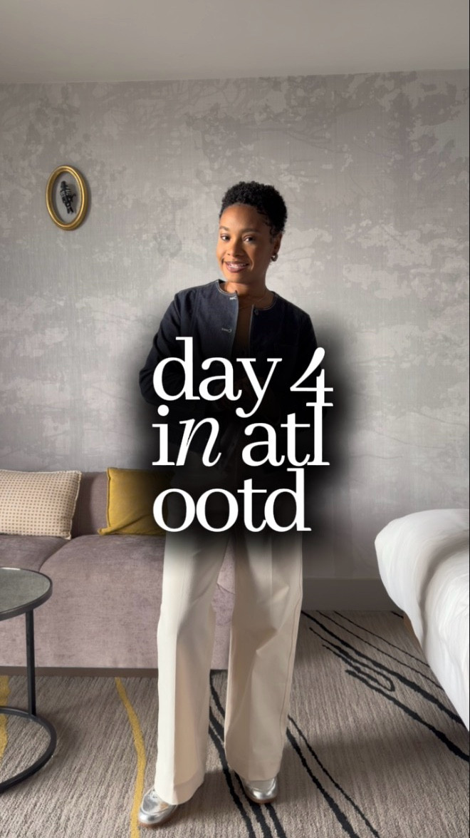 Yesterdays ootd! Neutral denim abs metallics.

#LTKSeasonal #LTKStyleTip #LTKPetite