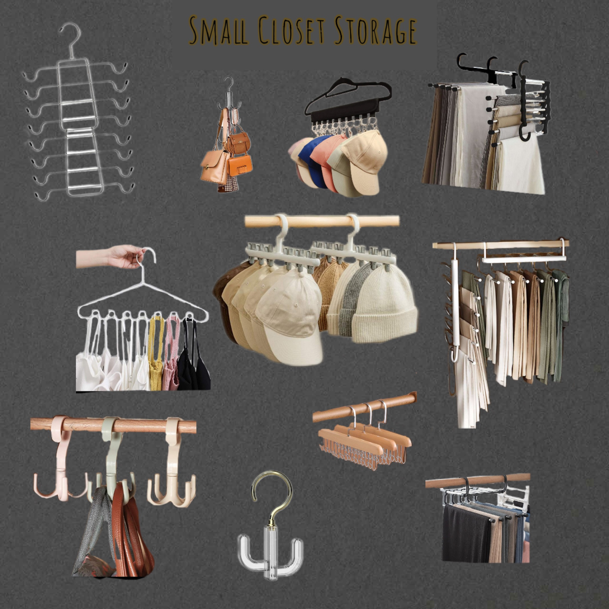 Small closet storage hangers 

#LTKstyletip #LTKunder50 #LTKhome