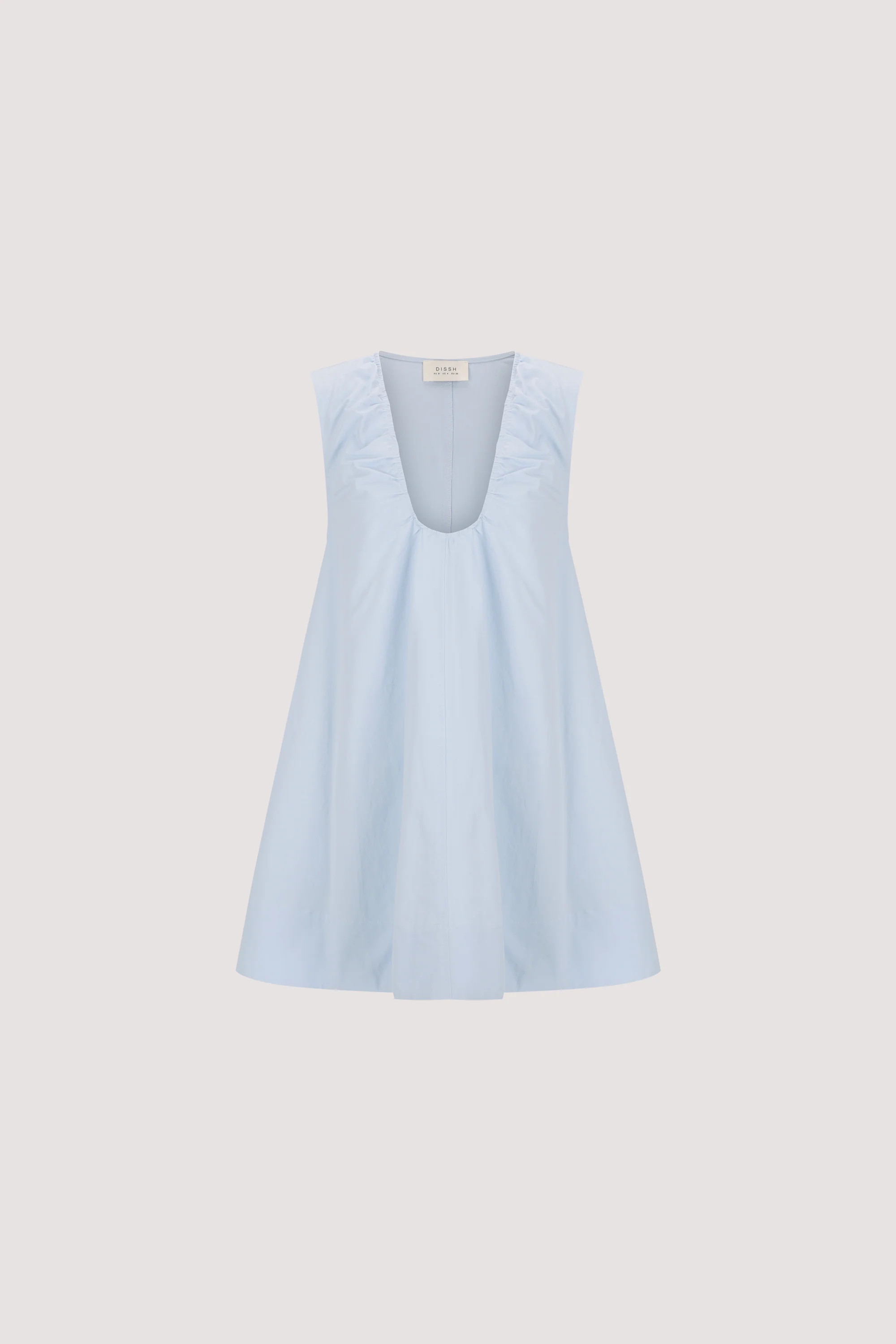 GABBY CORNFLOWER COTTON MINI DRESS | DISSH