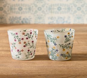 Hand-Painted Votive Gift Set | GreenRow