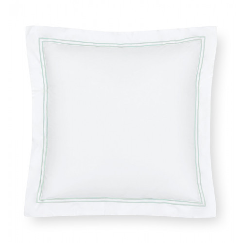 Sferra Grande Hotel King Sham 21 x 36 White/Mist - WHITE/MIST | Gracious Style