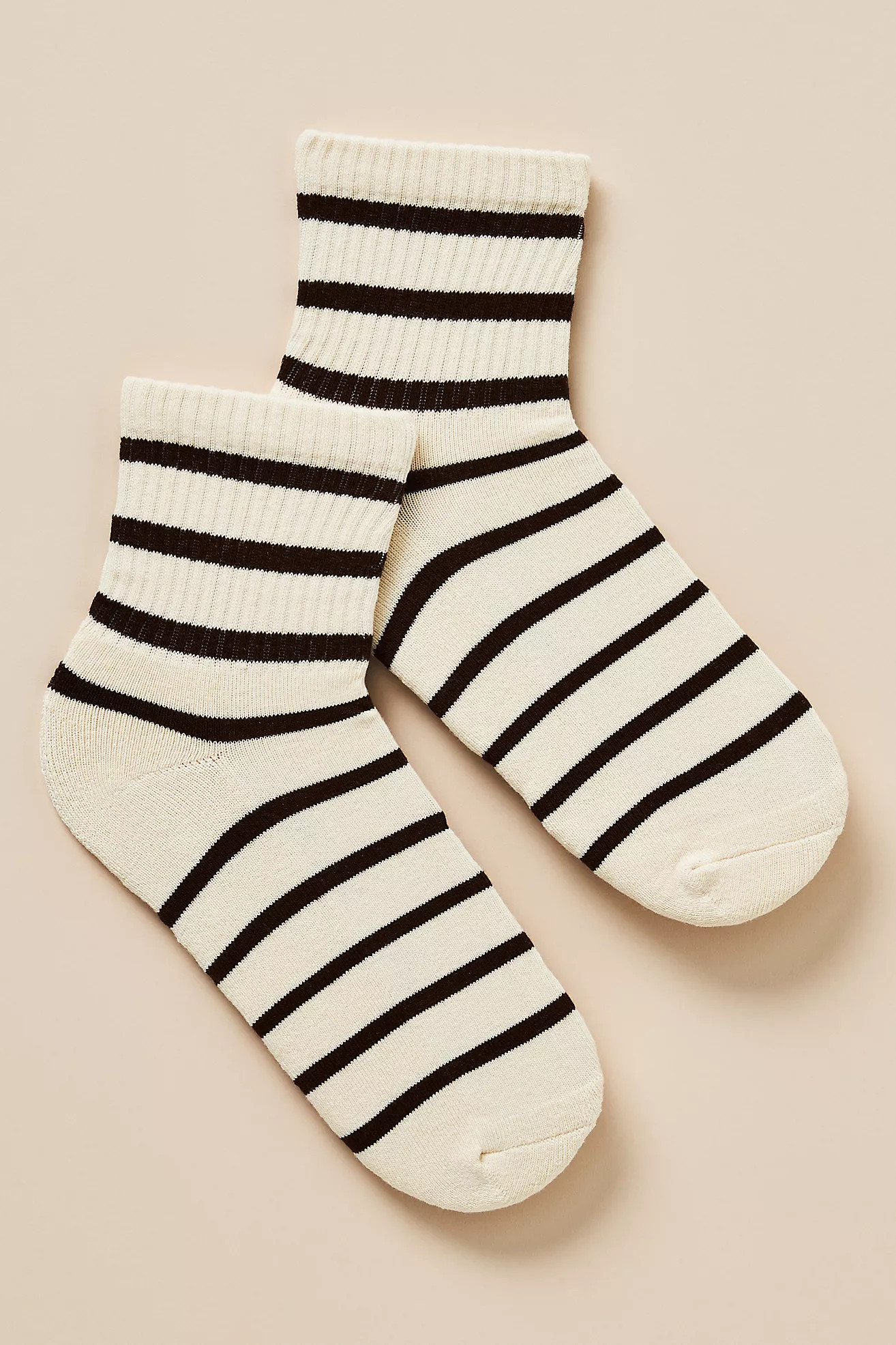 Sporty Ribbed Striped Socks | Anthropologie (US)