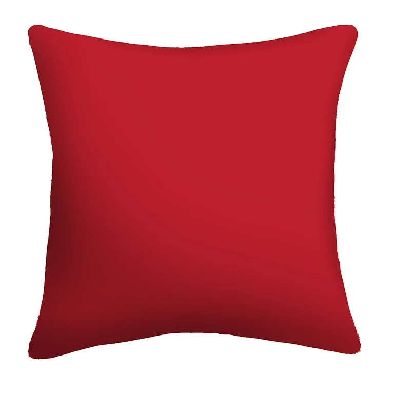 Mainstays Solid Pillow, Red | Walmart (US)