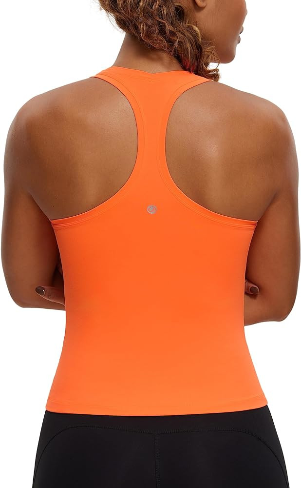 CRZ YOGA Butterluxe Racerback Workout Tank Tops for Women Sleeveless Gym Tops Athletic Yoga Shirt... | Amazon (US)
