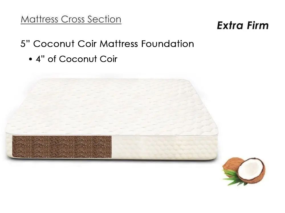 Organic Mattress Foundation Coconut Coir | The Futon Shop