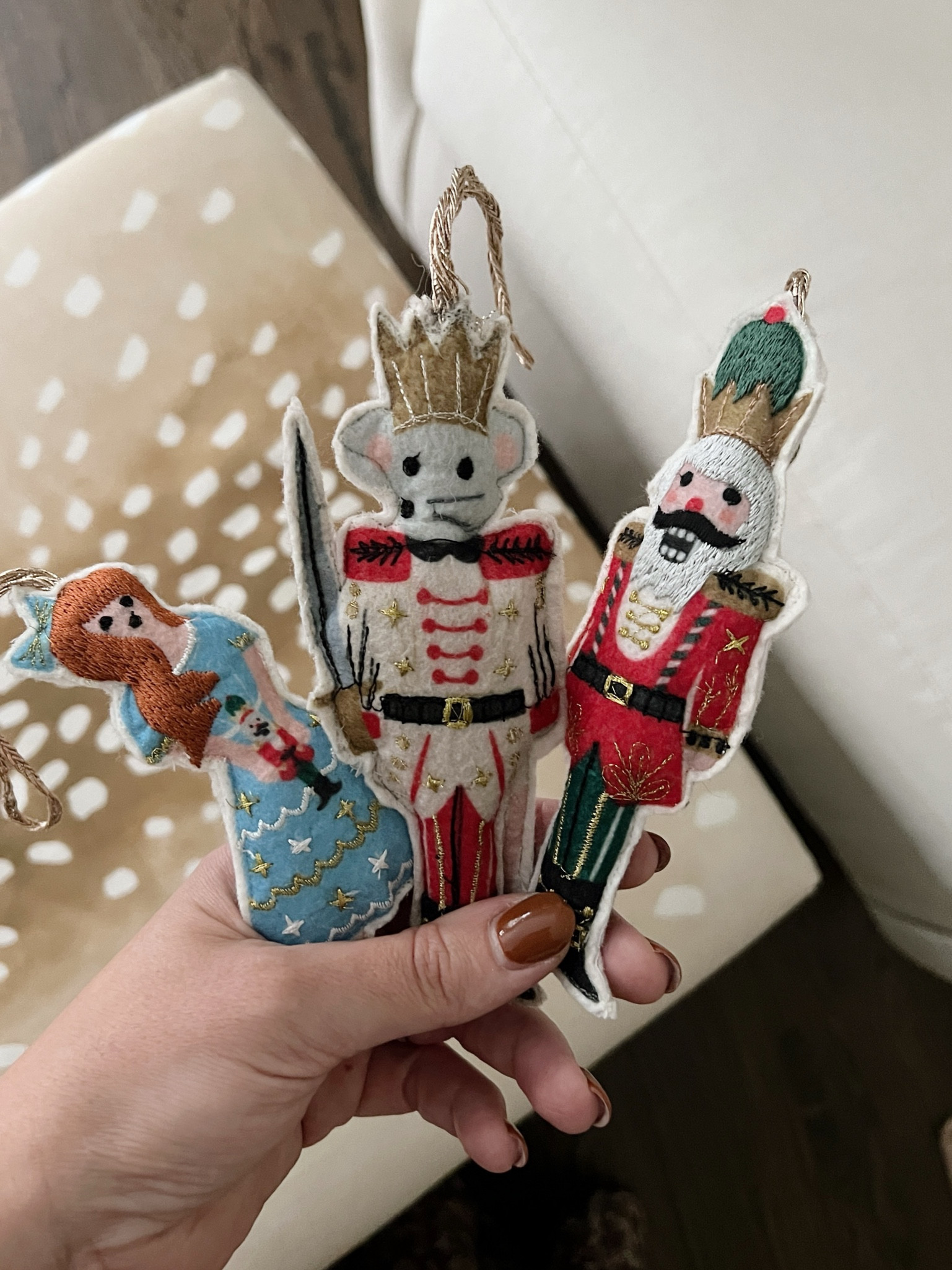 Nutcracker felt ornaments - great white elephant gift!

#LTKGiftGuide #LTKHoliday