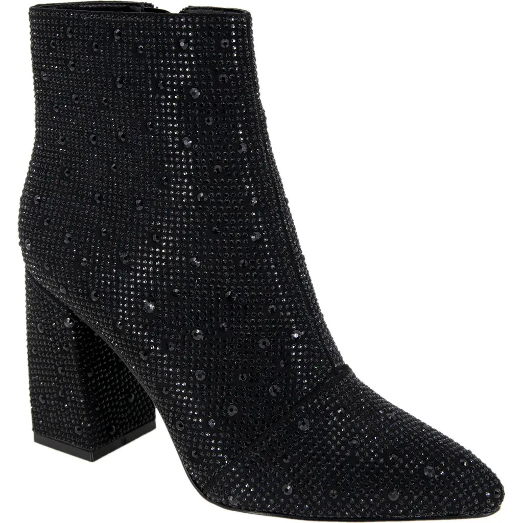 BCBGeneration Briel Embellished Pointed Toe Bootie in Black at Nordstrom Rack, Size 6 | Nordstrom Rack