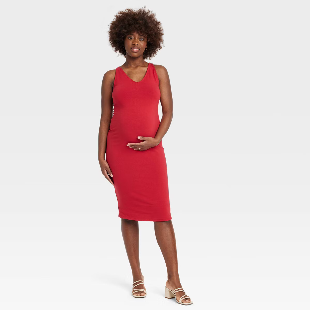 Bodycon Maternity Dress - Isabel Maternity by Ingrid & Isabel™ Red | Target