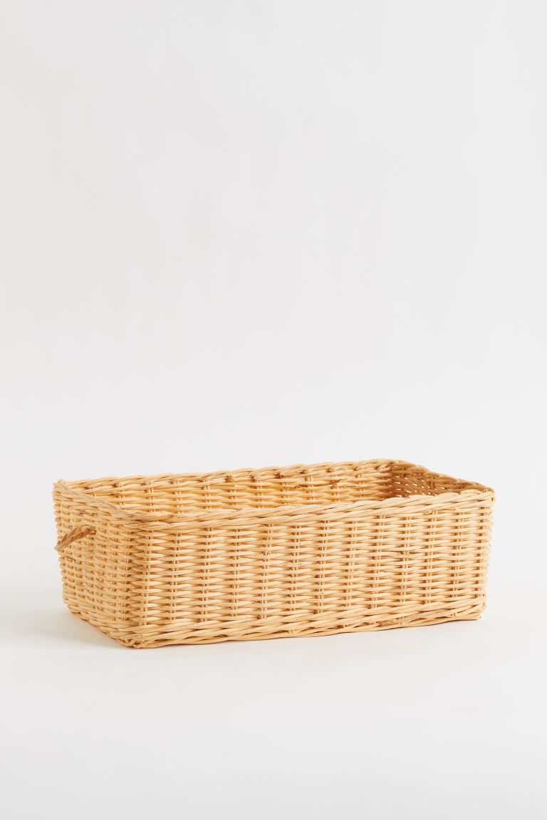 Small Rattan Storage Basket | H&M (US)