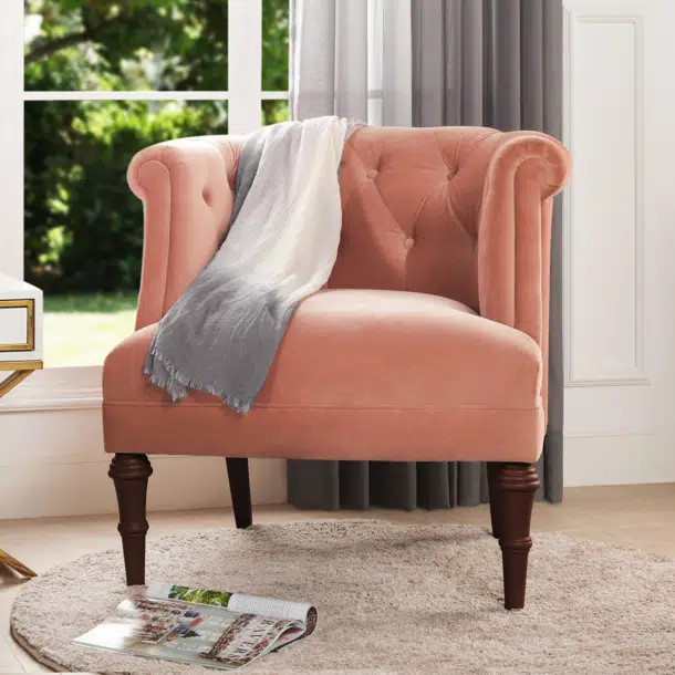 Alanna Upholstered Barrel Chair | Wayfair North America