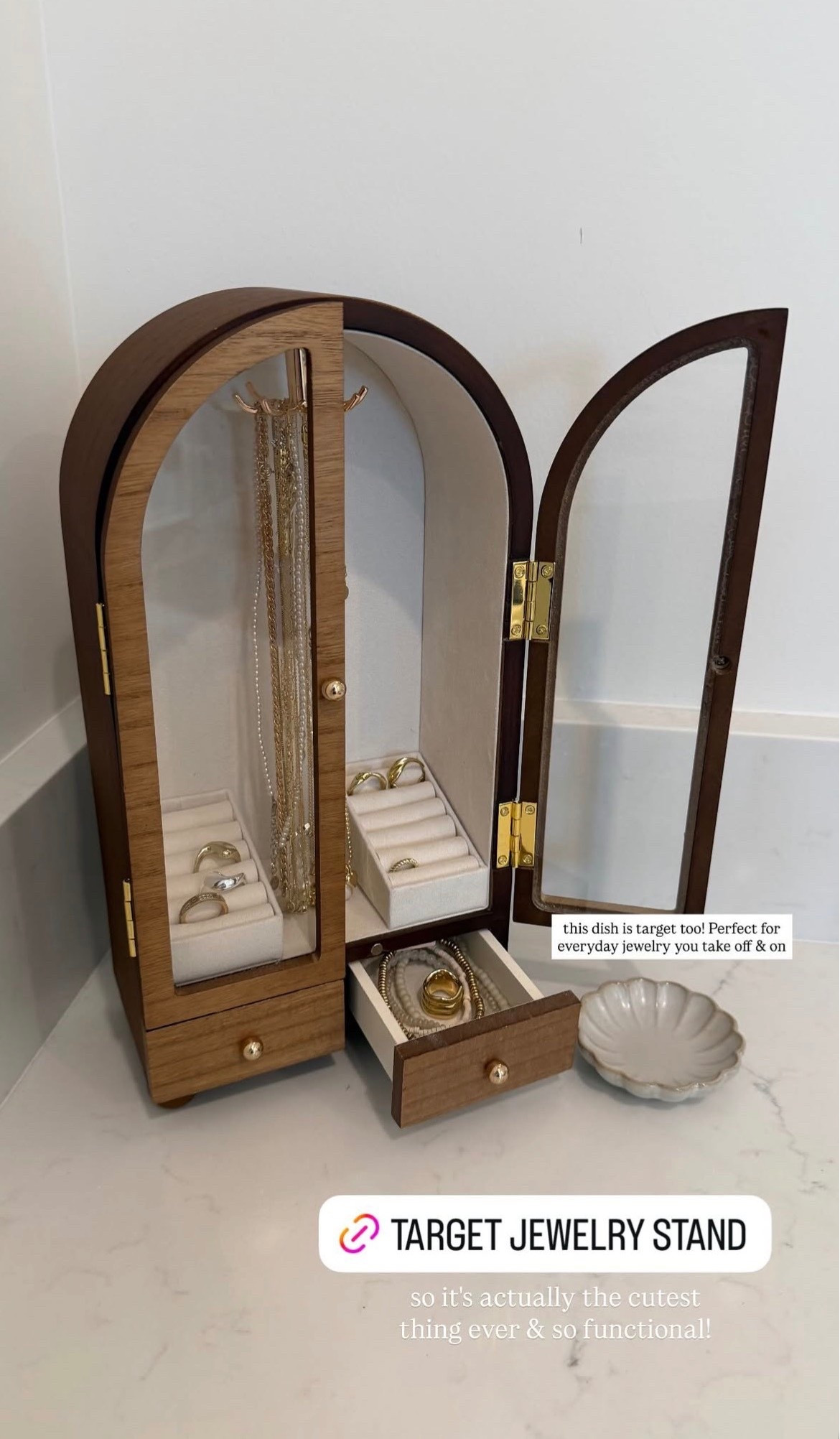Target jewelry stand and dish! so cute and functional!

#LTKSeasonal #LTKFindsUnder50 #LTKHome