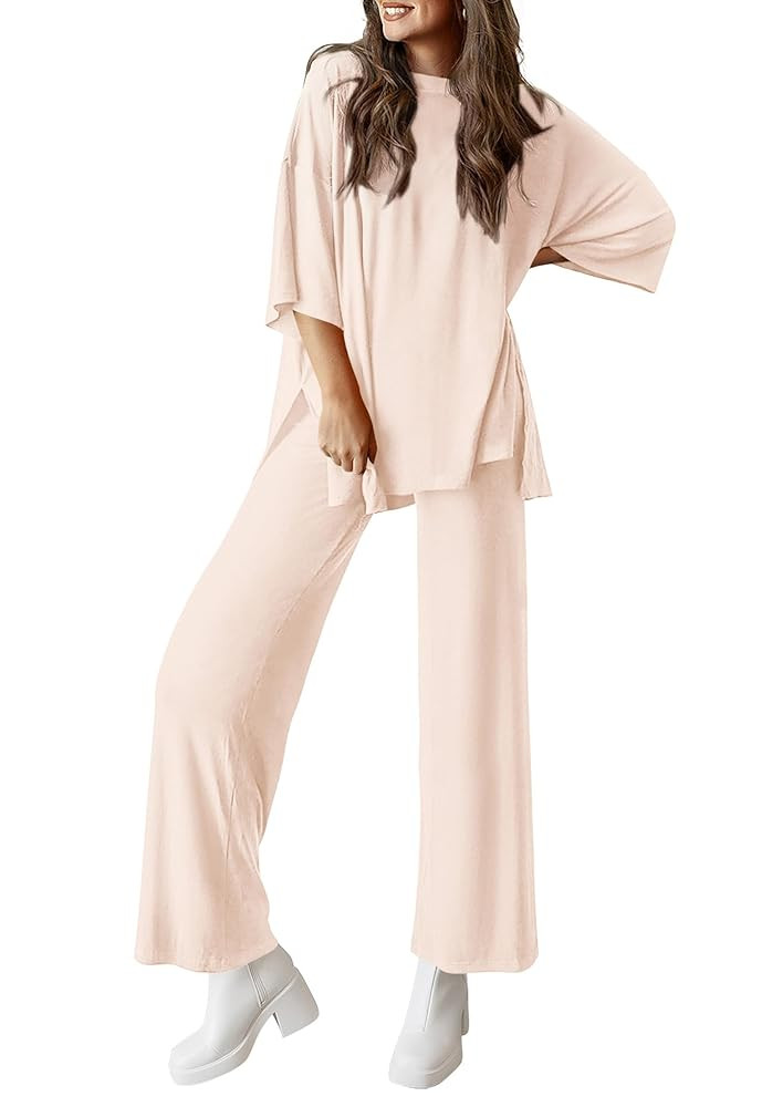 PRETTYGARDEN Two Piece Sets For Women Summer Fashion Lounge Matching Set 2025 Travel Vacation Air... | Amazon (US)